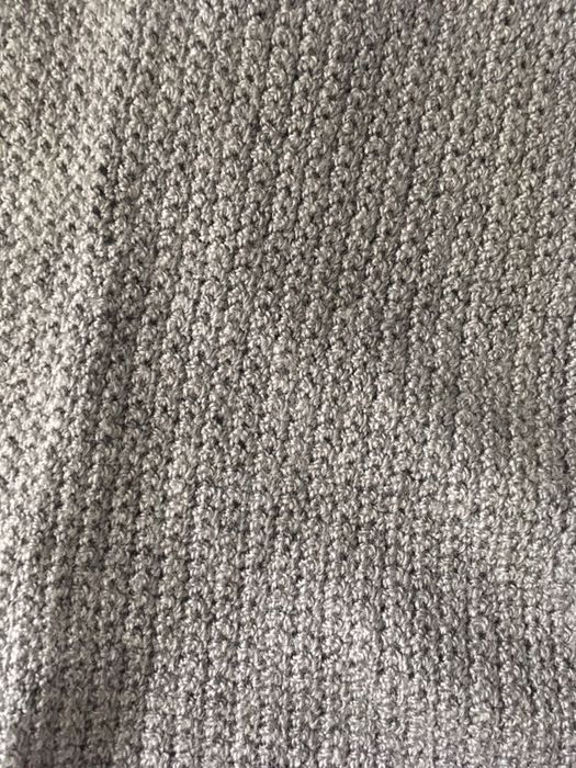 Вязанный плед, ручная работа