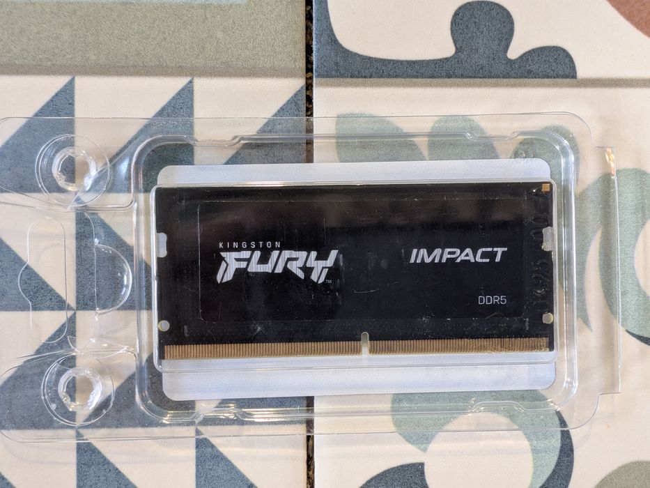 RAM do laptopa / mini PC Kingston FURY Impact DDR5 16GB 5600MHz SODIMM (KF556S40IB-16)