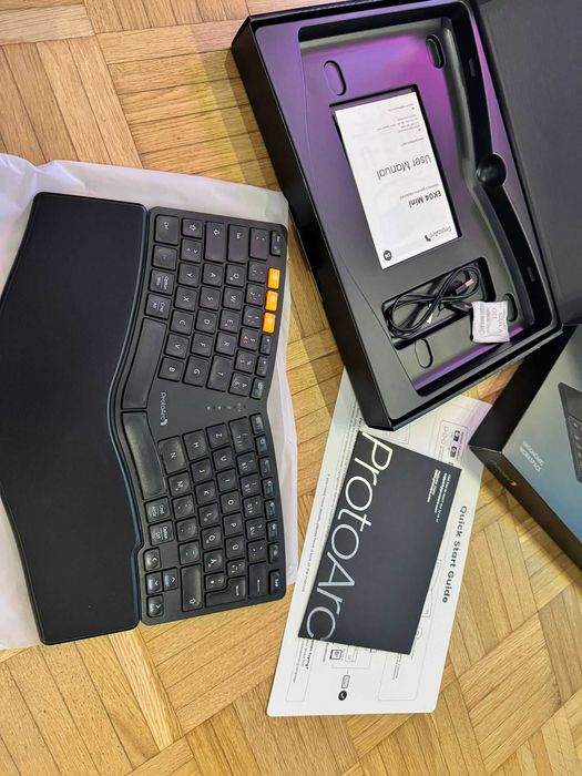 Klawiatura ergonomiczna ProtoArc EK04 Mini – bezprzewodowa