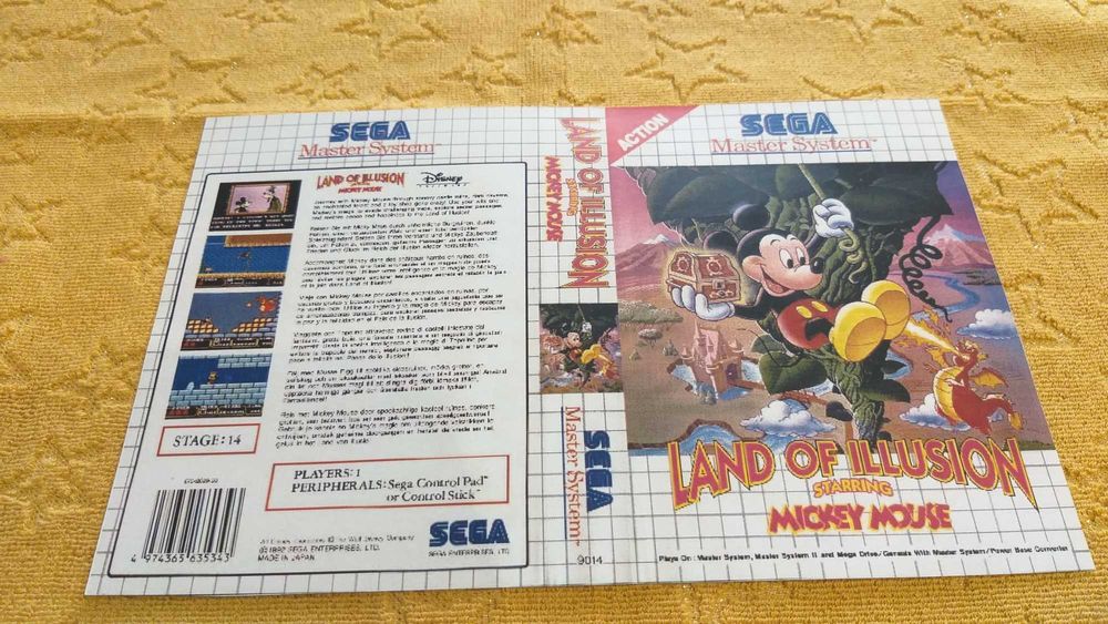 Capas e manuais Mega Drive + Master System