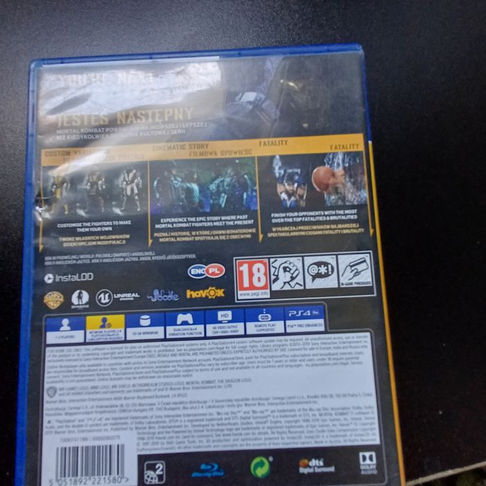 MK 11 na ps 4 jak nowe