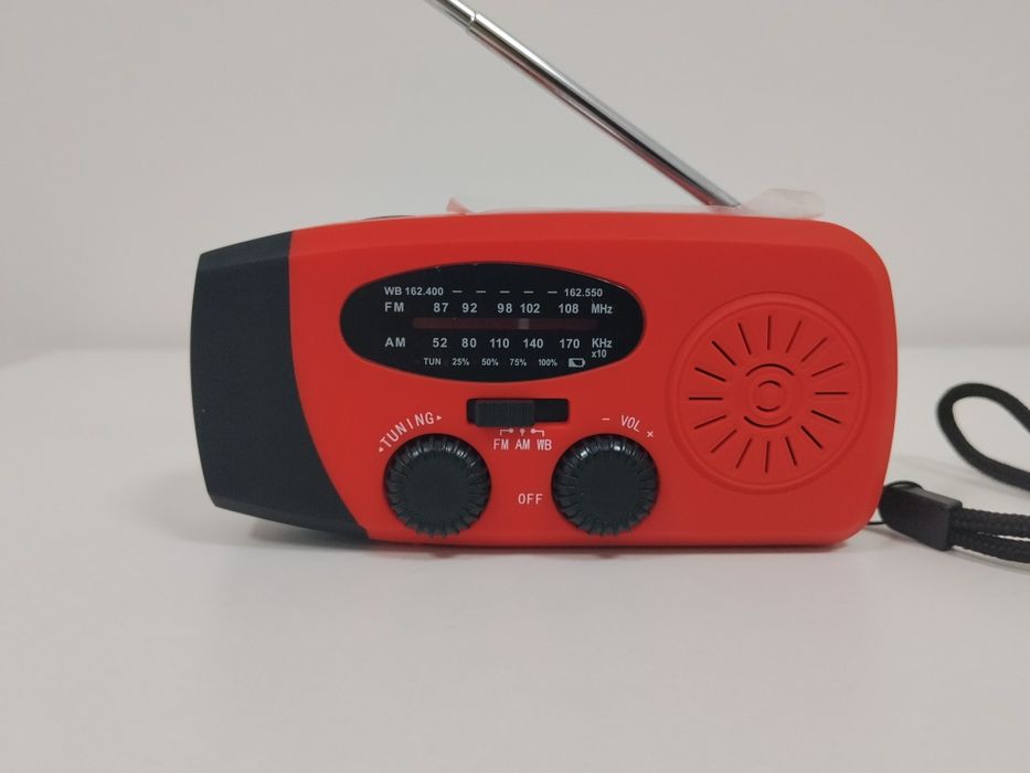 Radio Survivalowe FM/AM z Latarką | Powerbank | Dynamo | NOWE