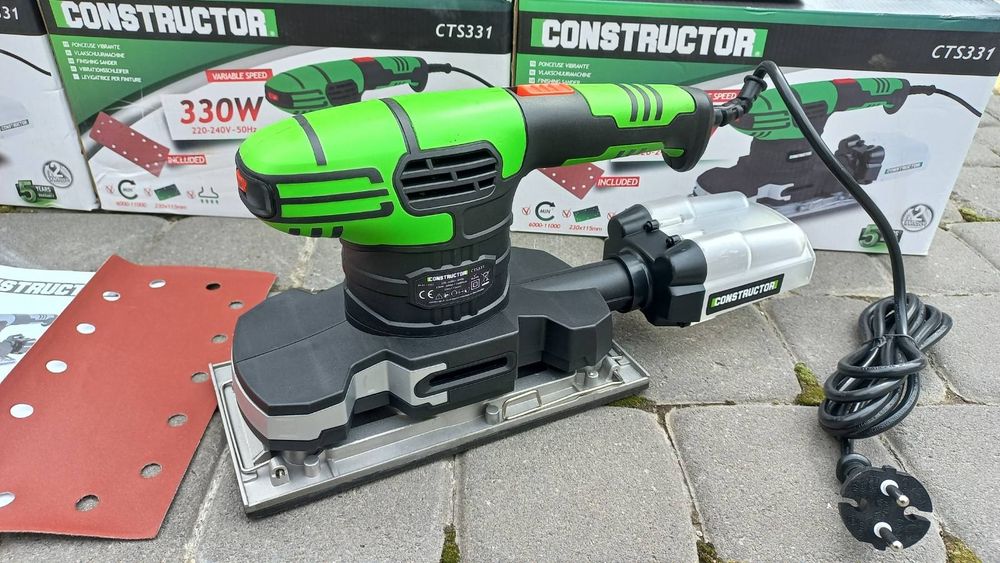 Професійна вібраційна шліфмашина Constructor cts331