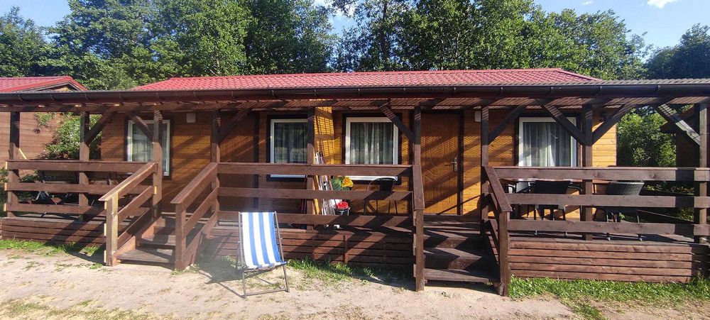 Domki letniskowe typu bliźniak, balia, basen, Mikołajki, Mazury