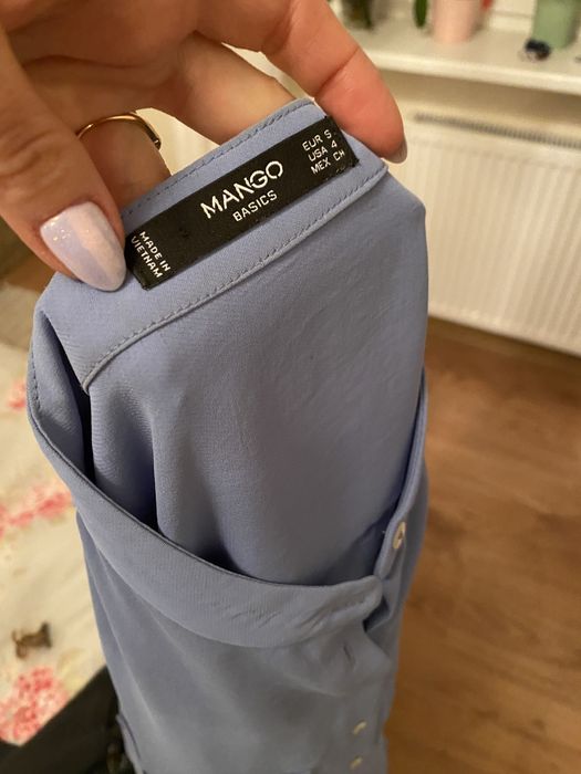 Mango elegancka lejaca koszula z wiskozy viscose
