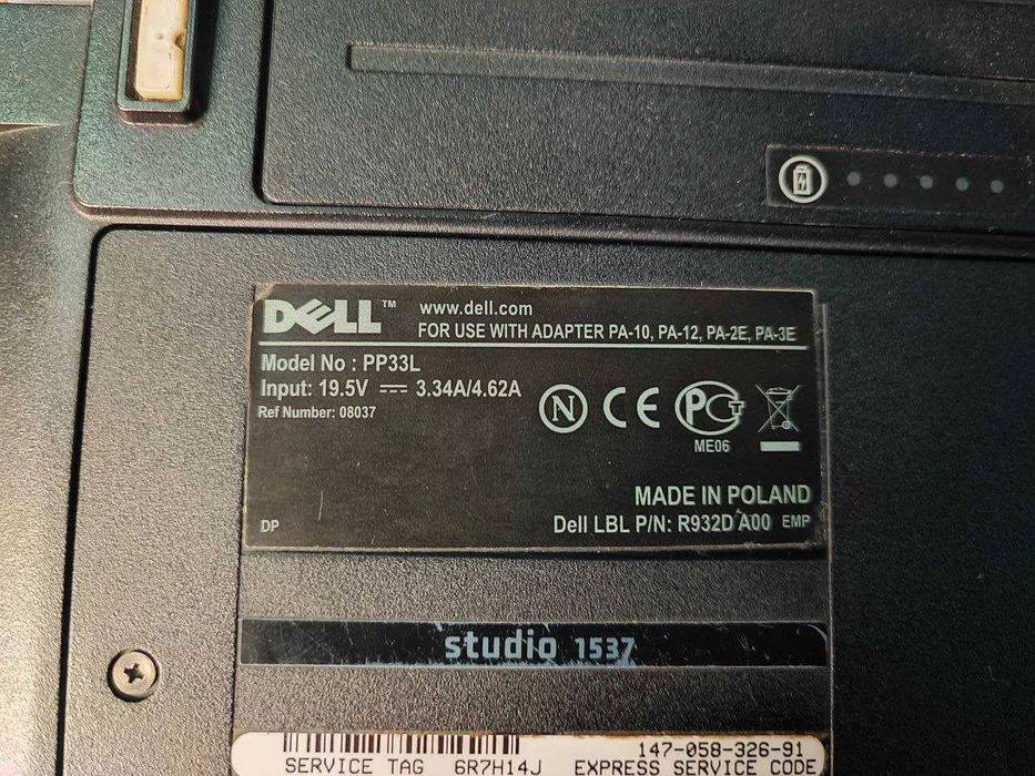 Ноутбук Dell Studio 1537