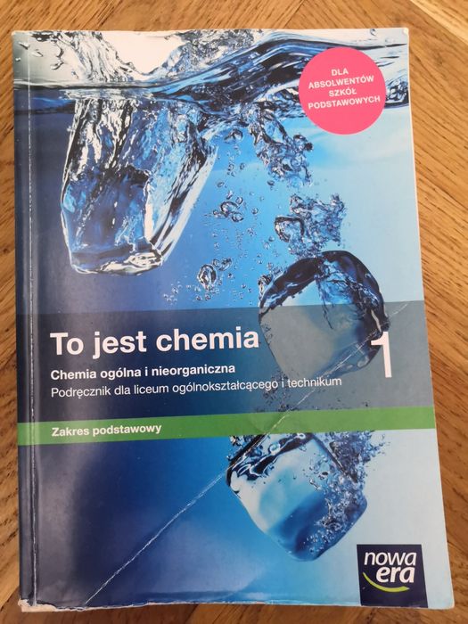 To jest chemia podręcznik kl 1 Nowa Era