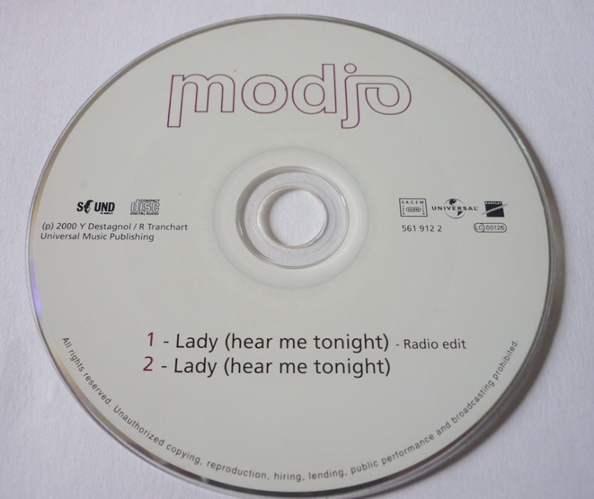 CD «Modjo - Lady»