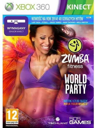 ZUMBA Fitness XBOX 360 X 360 Kinect Nowa dla dzieci