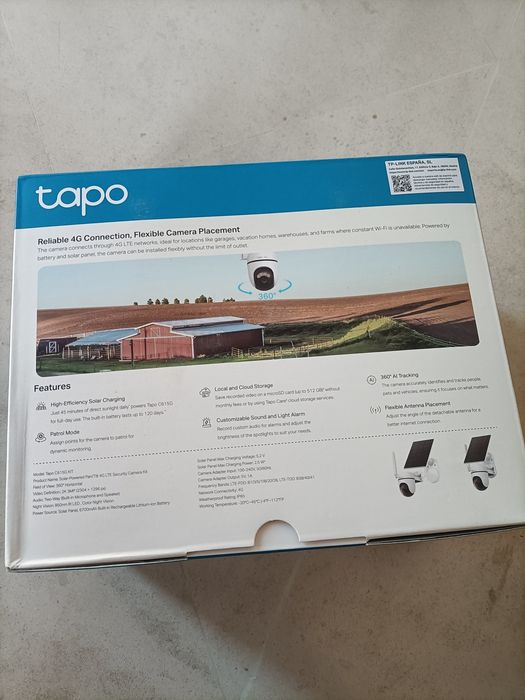 Câmera Tapo com Painel Solar