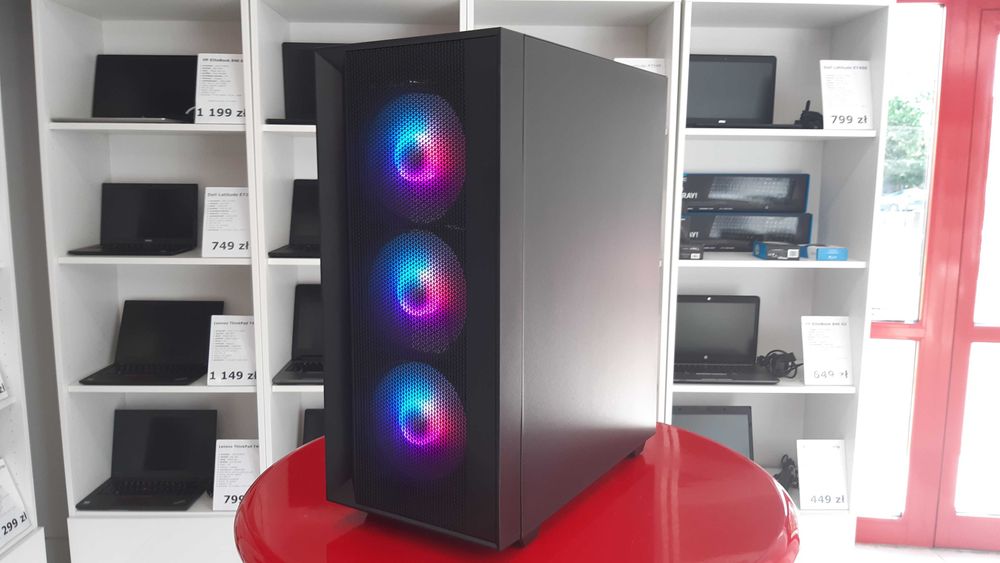 NOWY Komputer Gamingowy Ryzen 7-5700x/32GB/1000SSD RTX 5060 Win11 RATY