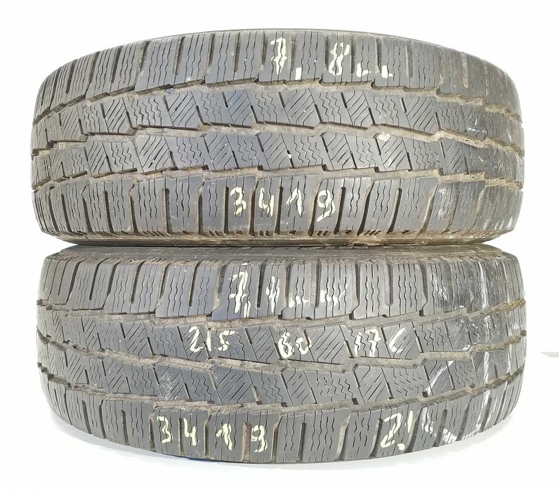 2x 215/60 R17C Michelin Agilis opony zimowe 7 mm / kurier montaż