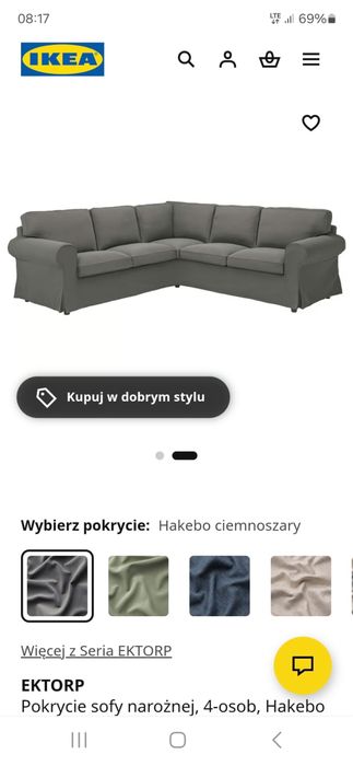 Pokrowiec sofa EKTORP