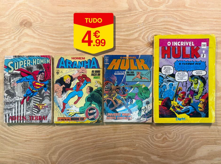 Livros de Banda Desenhada icónicos (PREÇOS BAIXOS)