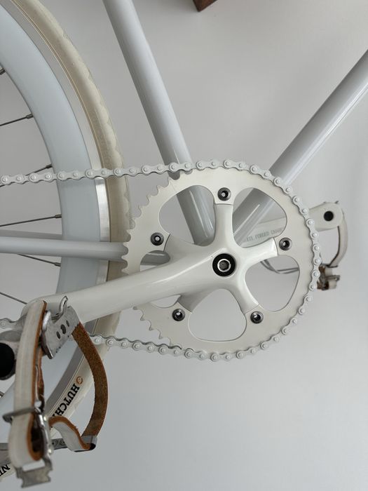 Bicicleta restaurada para decoração