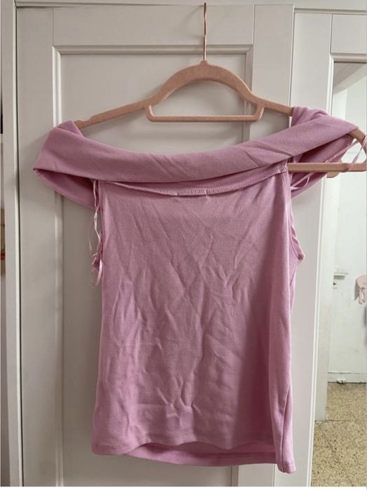 Жіноча майка рожева Stradivarius