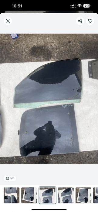 Стекло водителя Citroen berlingo Ситроен Берлинго 04г