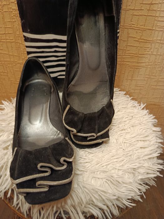 Туфли натуральная замша