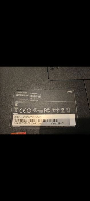 Laptop Samsung NP350E5C