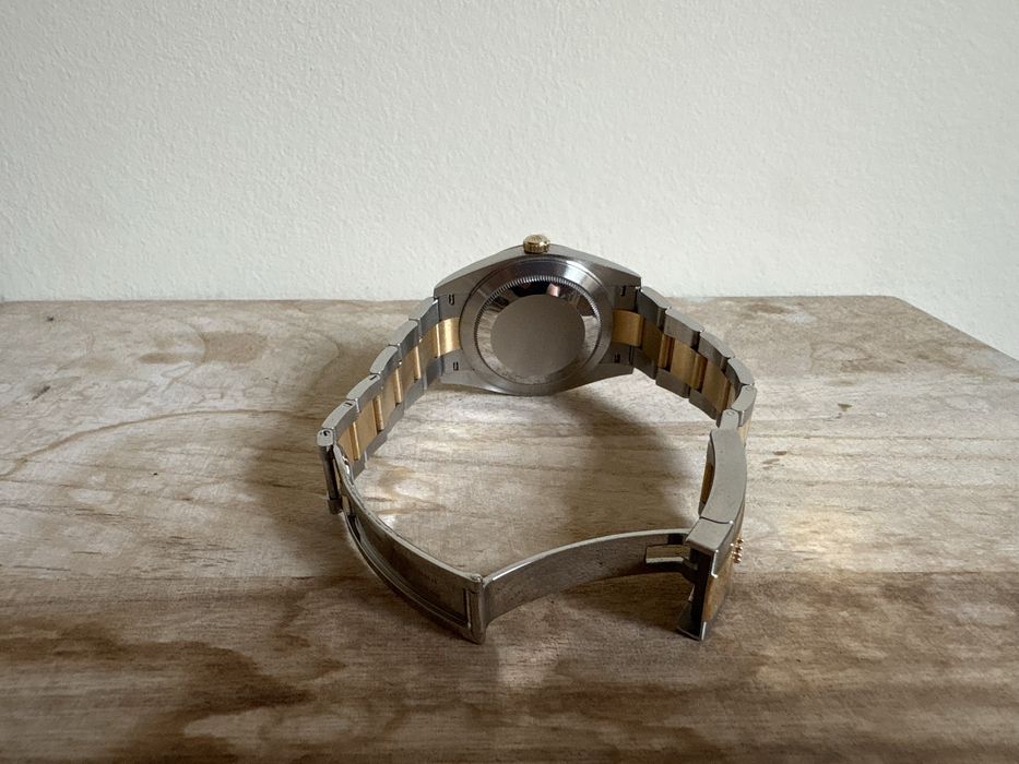 Rolex Datejust 41 aço ouro amarelo cravejado de diamantes