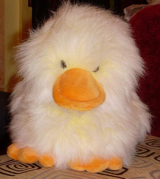 м'яка пухнаста іграшка Каченя висота 35 см