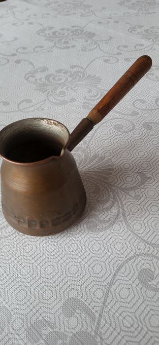 Miedziany tygielek Stary zabytkowy