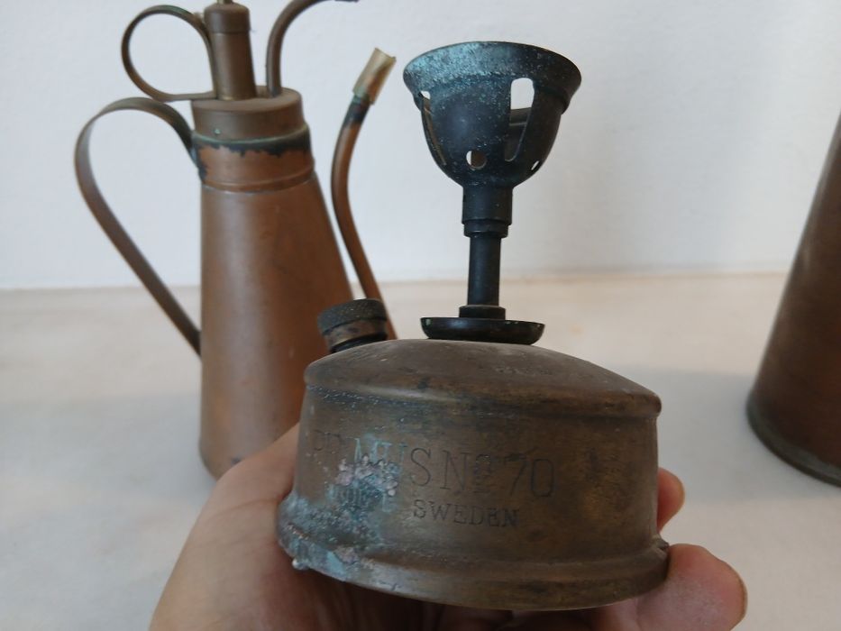 Cobre Atomizador botija fogão vintage