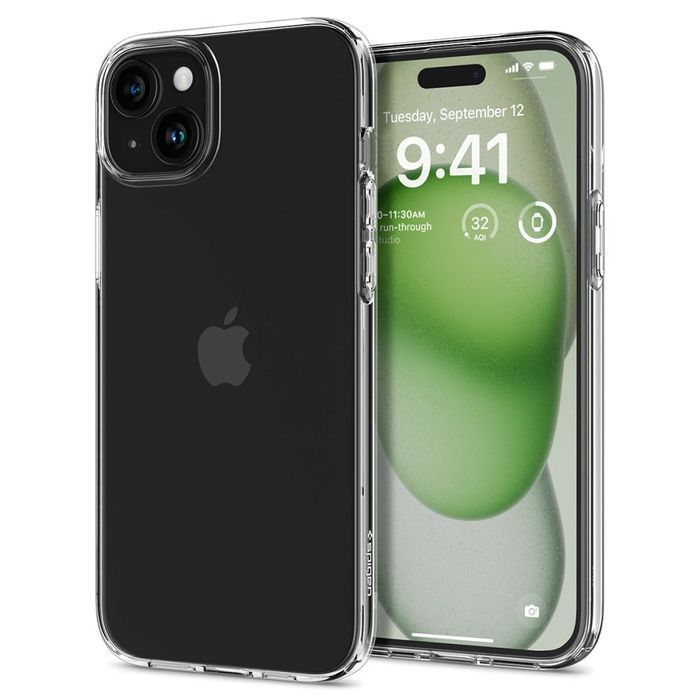 Etui do iPhone 15 Plus Spigen Liquid Krystalicznie Przezroczyste