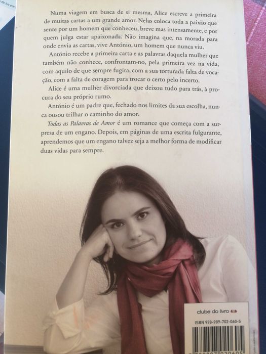 Livro- Todas as palavras de Amor de Ana Casaca