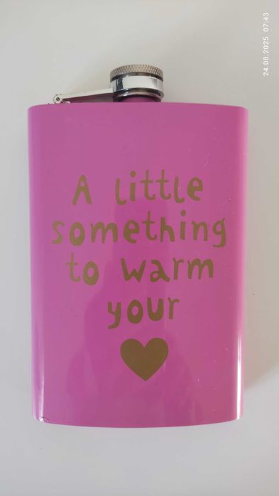 Metalowa piersiówka "Lommelaerke" o pojemności 230 ml -80% ceny