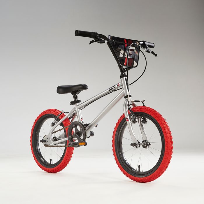 BICICLETA BMX 16" WIPE 500 5-7 ANOS CINZA