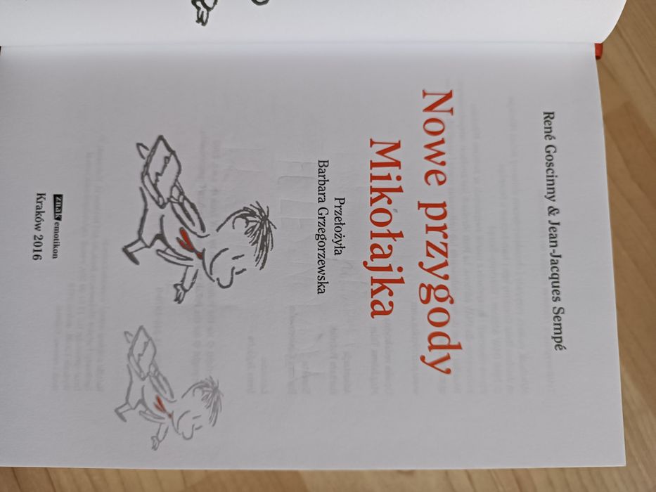 Książka Nowe przygody Mikołajka Sempe Nowa