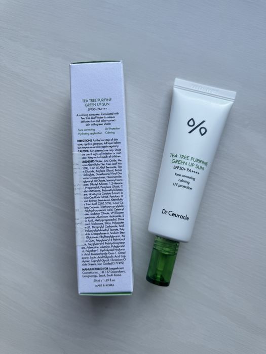 DR. CEURACLE Tea Tree Purifine Green Up Sun SPF 50+