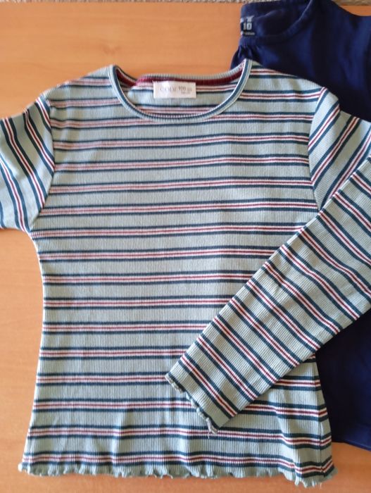 3 t-shirts manga comprida 10 anos