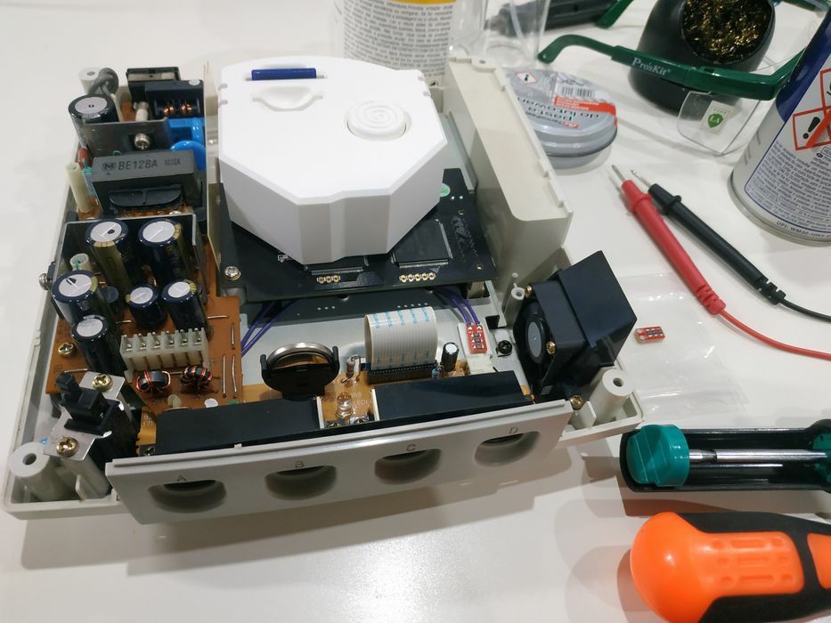 Sega Dreamcast Pilha / Reparação / Manutenção..