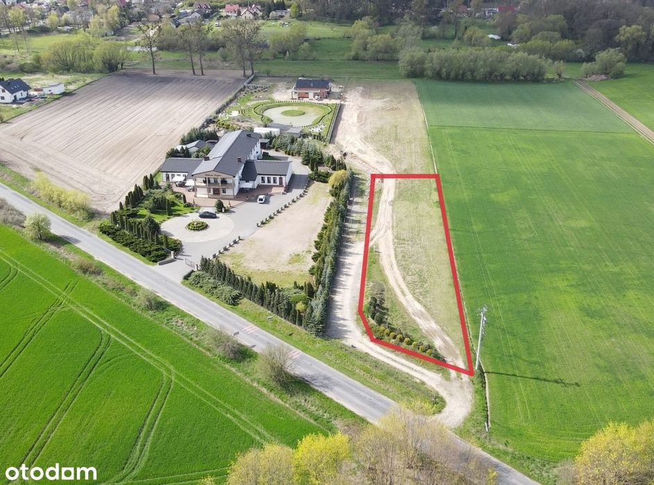 Działka budowlana, 1667 m², Grzebienisko, gm. Duszniki. - Widok 2