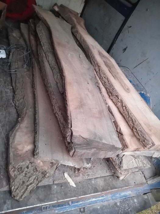 Orzech deski 52mm po suszarni.