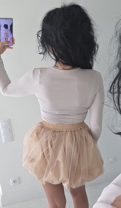 Body siateczka nude cieliste