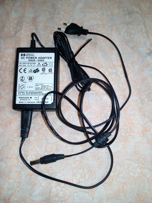 блок (адаптер) питания для принтеров HP - 0950-3490/ 24V 0.5A