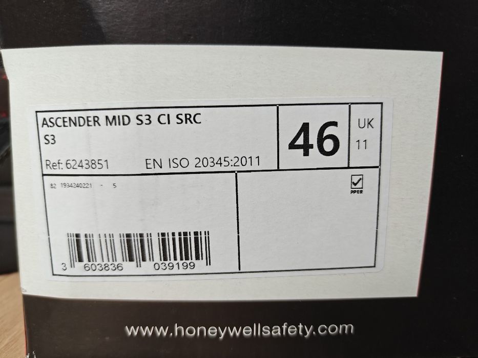 Buty robocze honneywell S3