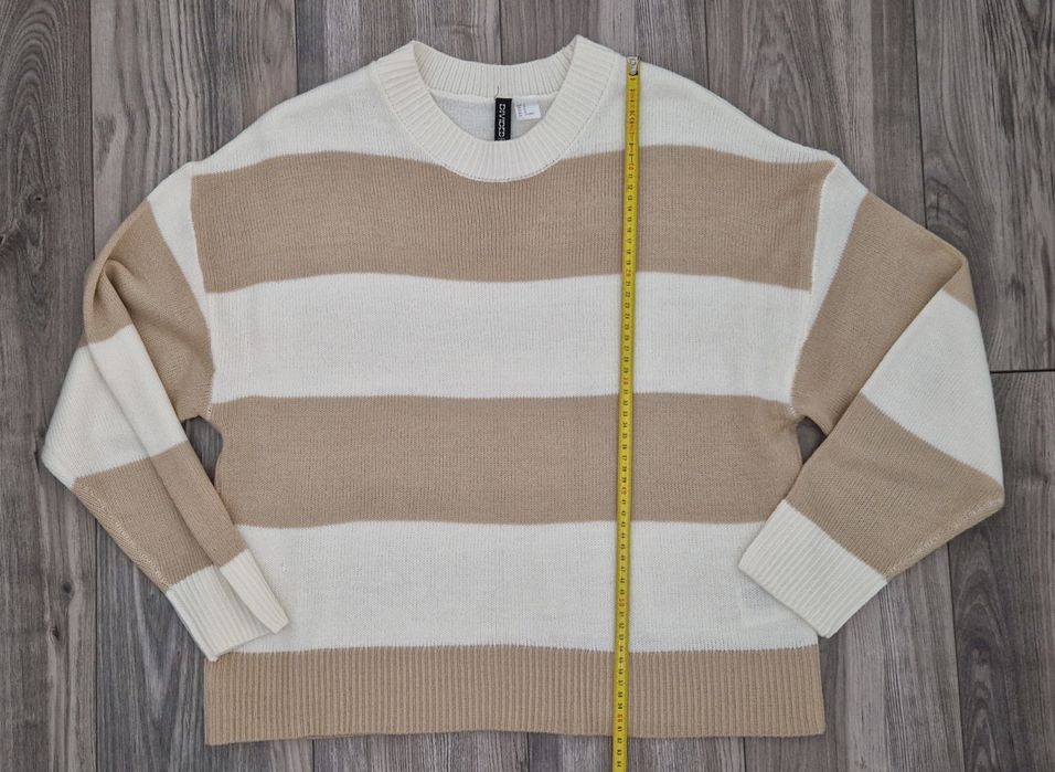 Sweter damski akrylowy lekki H&M r. 38 M