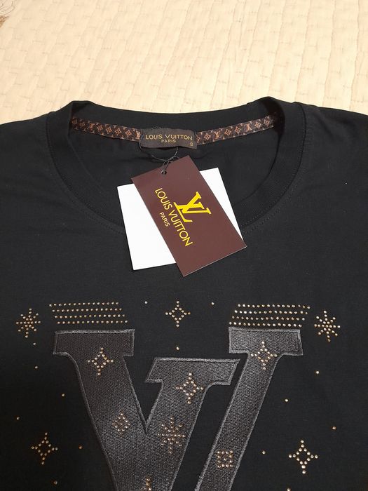 Tshirt damski r. S czarny nowy bawełna premium