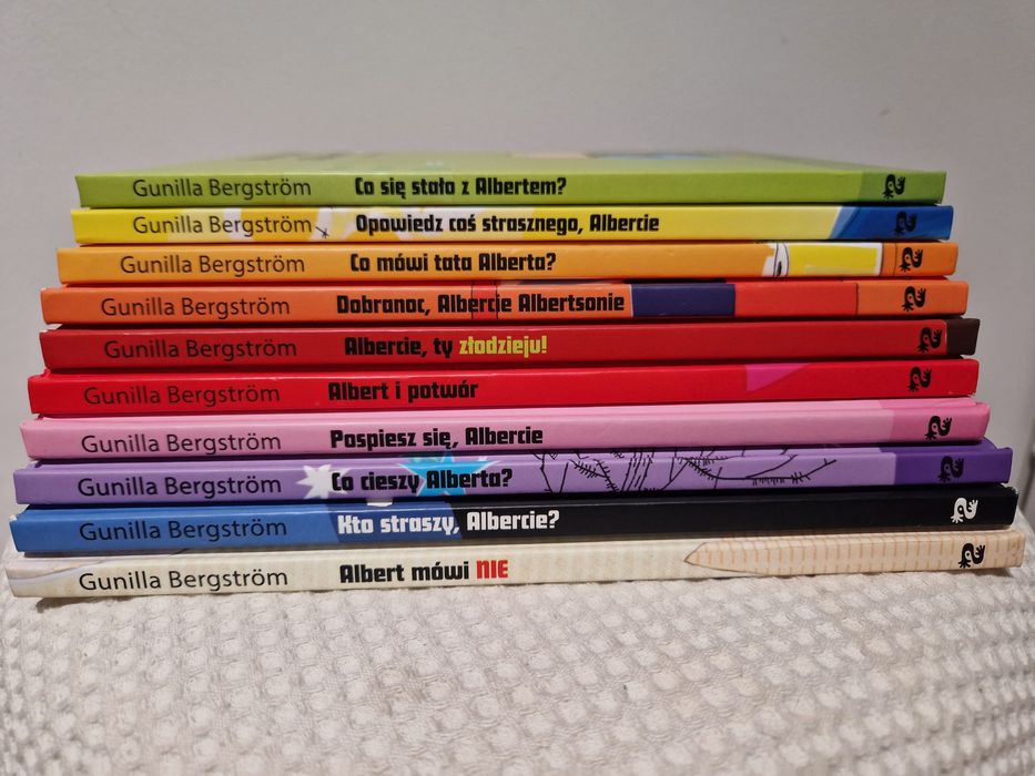 Zestaw 10 ksiązek o Albercie Albertsonie -Gunilla Bergstrom