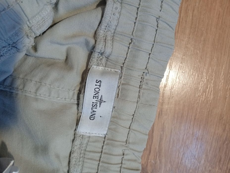 Stone island vintage cargo bawełniane spodnie męskie w stanie idealnym
