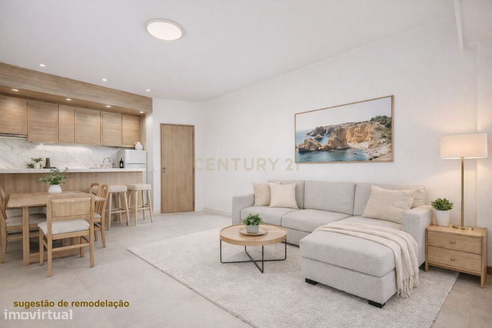 Apartamento T1 com varandas e vista mar no Parque das Amendoeiras — Vi