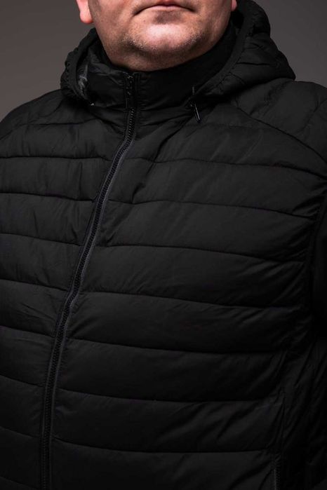 Мужская жилетка черная БАТАЛ большие размеры 64-72 утепленная