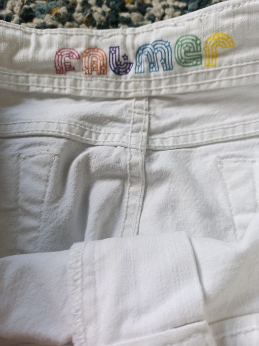 Spodnie damskie rybaczki jeansowe 42