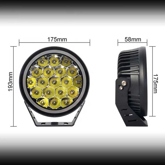 Luz Led offroad 9"