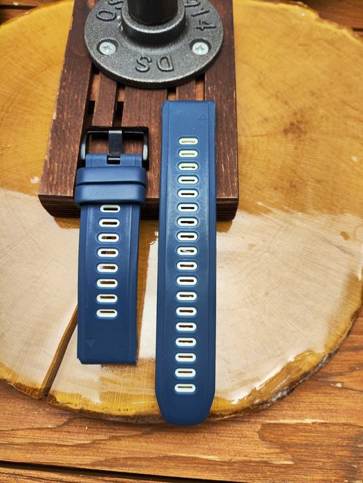 Oryginalny pasek Garmin Fenix 5 6 7 QuickFit 22 granatowy