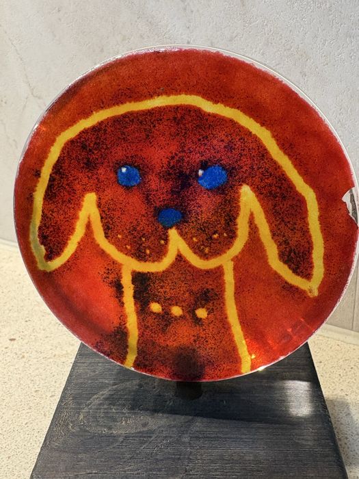 Linda peça em vidro artístico ass.: Sofia Wiberg, Steninge Castle 2002